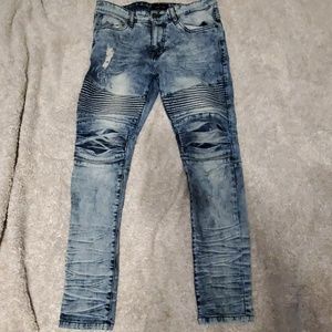 Acid wash jeans